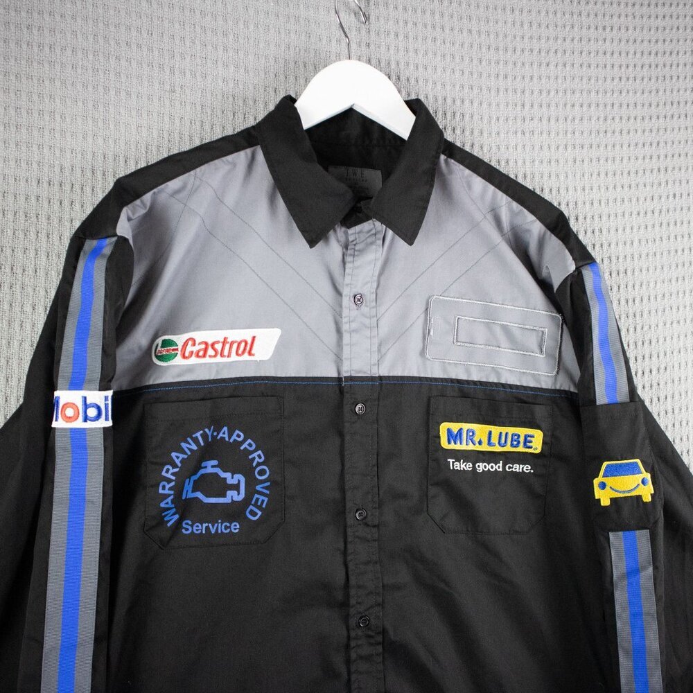 Castrol Mr Lube Workwear Car Services Longsleeve Mens XL - Picture 6 of 7